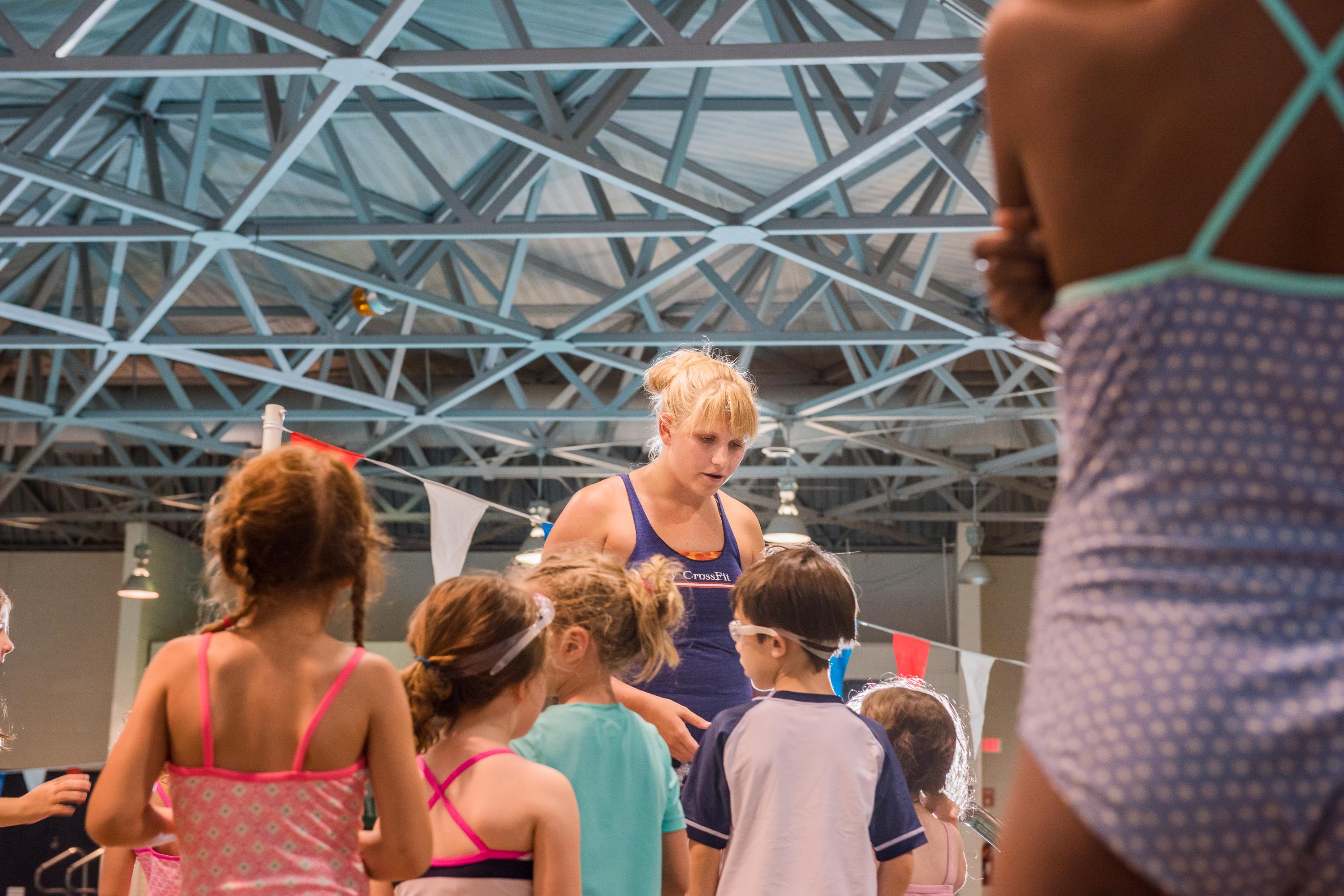 Adult swimmers at Old City Swim School